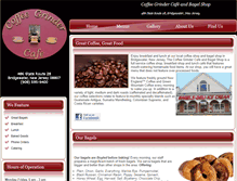 Tablet Screenshot of coffeegrinderbagels.com